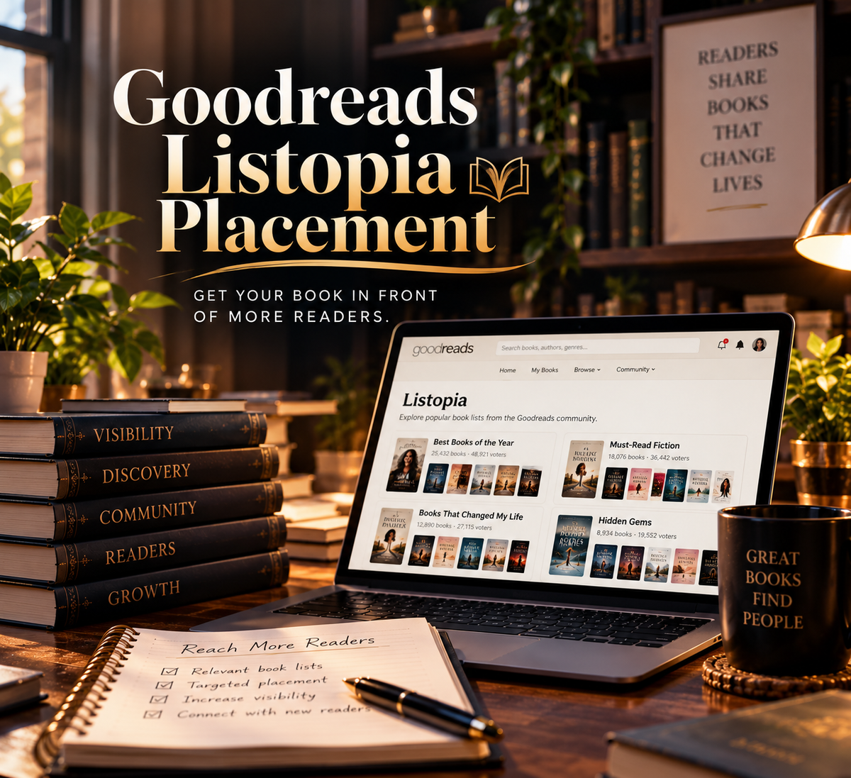 Goodreads Listopia Placement