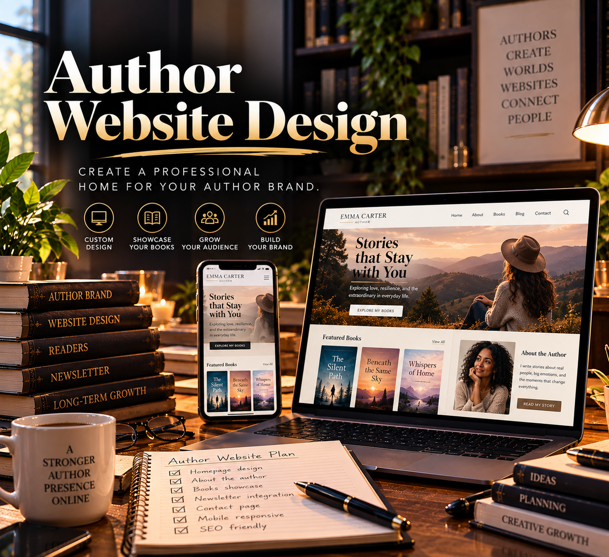 Author Website Design